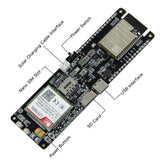 Placa de desarrollo de módulo de carga solar TTGO T-SIM7000G ESP32 WiFi Bluetooth 18560 con soporte para batería, T-SIM7000G